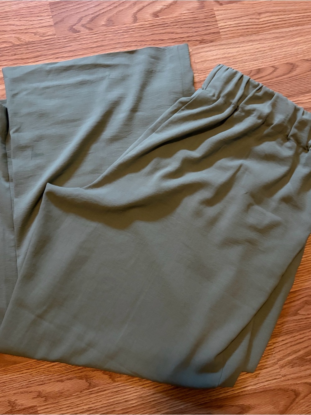 Nine West Olive Green Wide Leg Pants